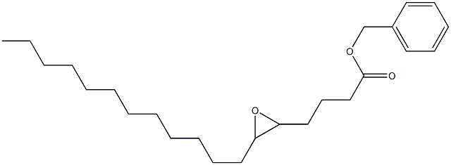 5,6-Epoxystearic acid benzyl ester Structure