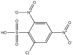 6-Chloro-2,4-dinitrobenzenesulfonic acid Structure