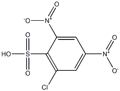 6-Chloro-2,4-dinitrobenzenesulfonic acid Struktur