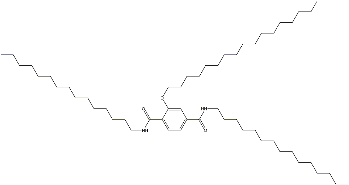 2-(Heptadecyloxy)-N,N'-dipentadecylterephthalamide Structure