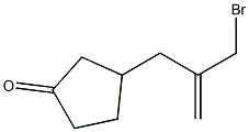  3-[2-(Bromomethyl)-2-propenyl]cyclopentan-1-one