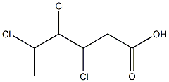 3,4,5-Trichlorocaproic acid,,结构式