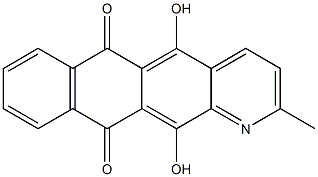 2-Methyl-5,12-dihydroxynaphtho[2,3-g]quinoline-6,11-dione