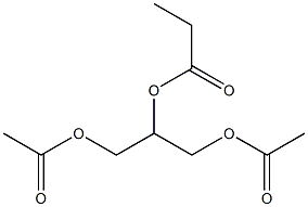 1,2,3-Propanetriol 2-propionate 1,3-diacetate 结构式