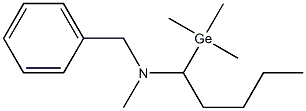 1-(Trimethylgermyl)-N-methyl-N-benzylpentan-1-amine,,结构式