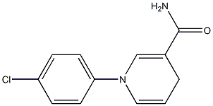 1-(4-Chlorophenyl)-1,4-dihydronicotinamide,,结构式