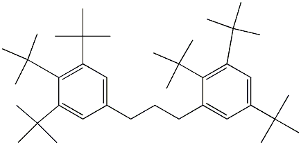 1-(2,3,5-Tri-tert-butylphenyl)-3-(3,4,5-tri-tert-butylphenyl)propane Structure