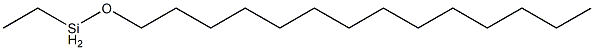 Ethyl(tetradecyloxy)silane Struktur