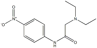 N-[4-Nitrophenyl]-2-(diethylamino)acetamide Structure