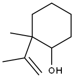 2-メチル-2-イソプロペニルシクロヘキサノール 化学構造式