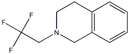 2-(2,2,2-トリフルオロエチル)-1,2,3,4-テトラヒドロイソキノリン 化学構造式