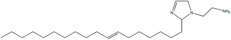 1-(2-Aminoethyl)-2-(7-octadecenyl)-3-imidazoline,,结构式