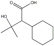 2-Cyclohexyl-3-hydroxy-3-methylbutanoic acid Struktur