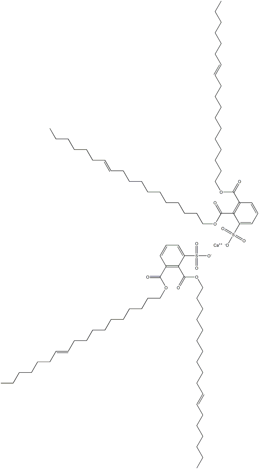 Bis[2,3-di(11-octadecenyloxycarbonyl)benzenesulfonic acid]calcium salt