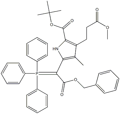 5-[(Triphenylphosphoranylidene)[(benzyloxy)carbonyl]methyl]-4-methyl-3-[2-(methoxycarbonyl)ethyl]-1H-pyrrole-2-carboxylic acid tert-butyl ester