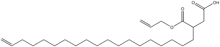 3-(18-Nonadecenyl)succinic acid 1-hydrogen 4-allyl ester Structure