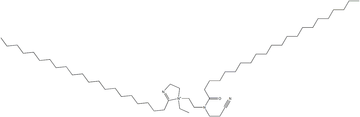 1-[2-[(2-Cyanoethyl)(1-oxodocosyl)amino]ethyl]-1-ethyl-2-henicosyl-4,5-dihydro-1H-imidazol-1-ium