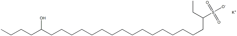  20-Hydroxytetracosane-3-sulfonic acid potassium salt