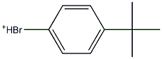 1-Bromo-4-tert-butylbenzenium Struktur