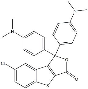 7-Chloro-1,1-bis(p-dimethylaminophenyl)[1]benzothieno[2,3-c]furan-3(1H)-one