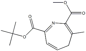7-tert-ブトキシカルボニル-2-メトキシカルボニル-3-メチル-4H-アゼピン 化学構造式