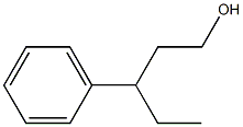 3-Phenylpentyl alcohol Structure