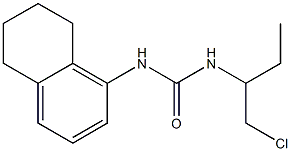 3-[1-(Chloromethyl)propyl]-1-(5,6,7,8-tetrahydronaphthalen-1-yl)urea|