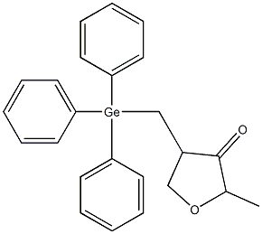 2-Methyl-4-[(triphenylgermyl)methyl]-4,5-dihydrofuran-3(2H)-one