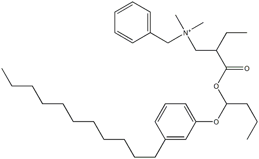 N,N-Dimethyl-N-benzyl-N-[2-[[1-(3-undecylphenyloxy)butyl]oxycarbonyl]butyl]aminium