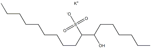 7-Hydroxyheptadecane-8-sulfonic acid potassium salt