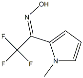2,2,2-トリフルオロ-1-(1-メチル-1H-ピロール-2-イル)エタノンオキシム 化学構造式