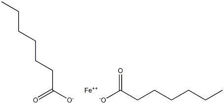 Diheptanoic acid iron(II) salt