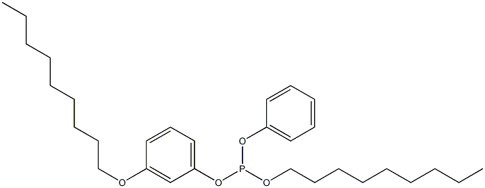 Phosphorous acid 3-(nonyloxy)nonyldiphenyl ester