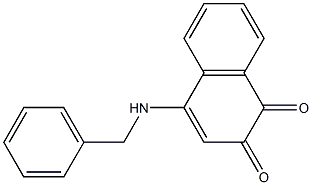 4-[Benzylamino]naphthalene-1,2-dione Structure