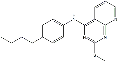 4-[4-Butylanilino]-2-(methylthio)pyrido[2,3-d]pyrimidine|