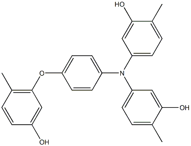 N,N-Bis(3-hydroxy-4-methylphenyl)-4-(3-hydroxy-6-methylphenoxy)benzenamine