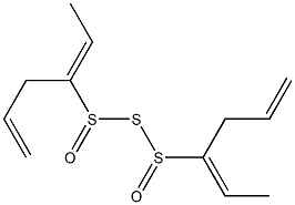 2-Propenyl(1-propenylsulfinyl) sulfide Structure