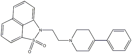 2-[2-[(1,2,3,6-Tetrahydro-4-phenylpyridin)-1-yl]ethyl]-2H-naphth[1,8-cd]isothiazole 1,1-dioxide