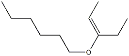 (E)-3-(Hexyloxy)-2-pentene,,结构式