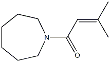 1-(Hexahydro-1H-azepin-1-yl)-3-methyl-2-buten-1-one 结构式