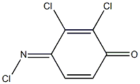 Dichloro-N-chlorobenzoquinonemonoimine Struktur