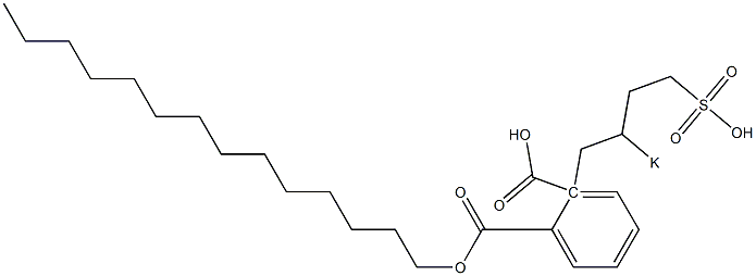 Phthalic acid 1-tetradecyl 2-(2-potassiosulfobutyl) ester|