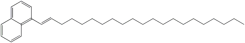 1-(1-ヘニコセニル)ナフタレン 化学構造式