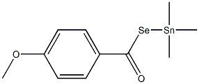 4-Methoxybenzenecarboselenoic acid Se-(trimethylstannyl) ester