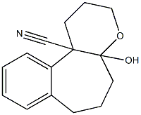  4a-Hydroxy-1,2,3,4a,5,6,7,11b-octahydrobenzo[3,4]cyclohepta[1,2-b]pyran-11b-carbonitrile