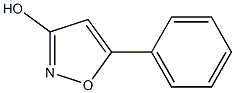 5-フェニルイソオキサゾール-3-オール 化学構造式