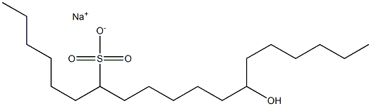 13-Hydroxynonadecane-7-sulfonic acid sodium salt