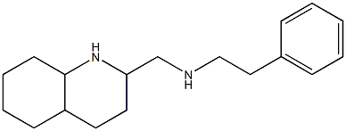 2-[(Phenethylamino)methyl]decahydroquinoline 结构式