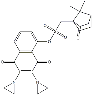 2,3-Bis(1-aziridinyl)-5-[(7,7-dimethyl-2-oxobicyclo[2.2.1]heptan-1-yl)methylsulfonyloxy]-1,4-naphthoquinone