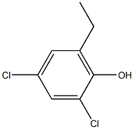 2,4-Dichloro-6-ethylphenol,,结构式